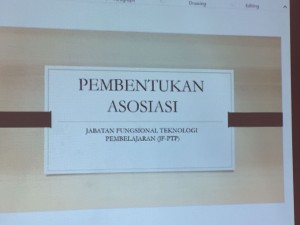 Pembentukan Asosiasi JF-PTP